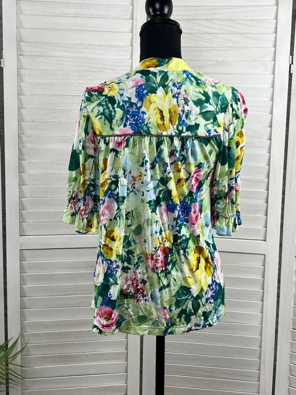 Anthropologie Bl-nk Blank London Secret Garden Stephanie Top XS - Picture 7 of 10